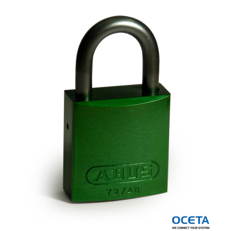 Full Alu Padlocks 25mm Sha KD Green/6 Cadenas en aluminium