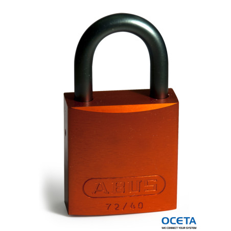 Full Alu Padlocks 25mm Sha KD Orange/6 Cadenas en aluminium