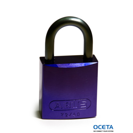 Full Alu Padlocks 25mm Sha KD Purple/6 Cadenas en aluminium