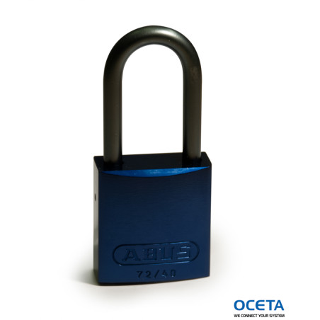 Full Alu Padlocks 40mm Sha KD Blue/6 Cadenas en aluminium