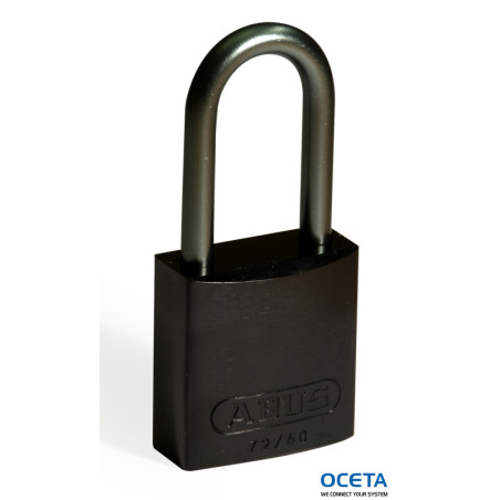 Full Alu Padlocks 40mm Sha KD Black/6 Cadenas aluminium + arceau 40 mm