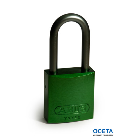 Full Alu Padlocks 40mm Sha KD Green/6 Cadenas aluminium + arceau 40mm