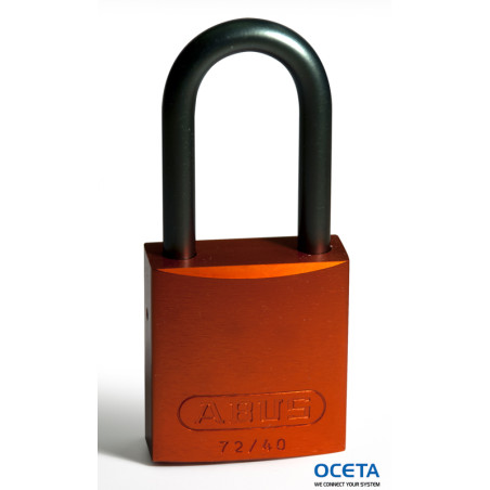 Full Alu Padlocks 40mm Sha KD Orange/6 Cadenas aluminium + arceau 40mm