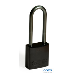 Full Alu Padlocks 75mm Sha KD Black/6 Cadenas en aluminium