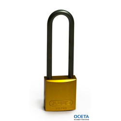 Full Alu Padlocks 75mm Sha KD Yellow/6 Cadenas en aluminium