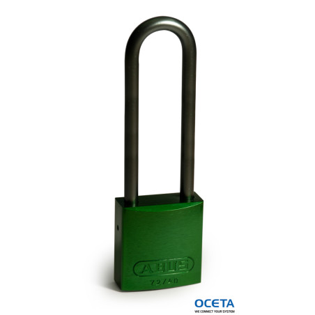 Full Alu Padlocks 75mm Sha KD Green/6 Cadenas en aluminium