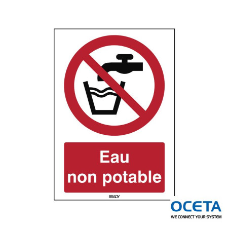 STFR P005-148x210-PE-CRD/1 Signalisation ISO 7010 - Eau non potable