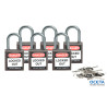 Compact safe padlock 25mm Sha KD Grey/6 Cadenas de sécurité compacts