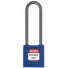 Compact safe padlock 75mm Sha KD Blue/6 Cadenas de sécurité compacts