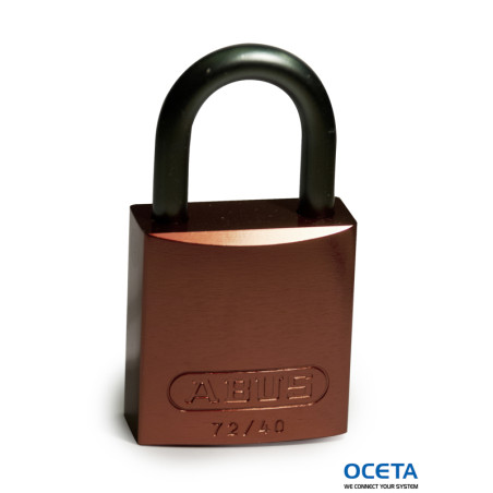 Full Alu Padlocks 25mm Sha KD Brown/6 Cadenas en aluminium anse 25 mm