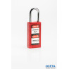 LONG BODY SFTY LOCK, 1.5" KD RED 6/PK Cadenas de sécurité