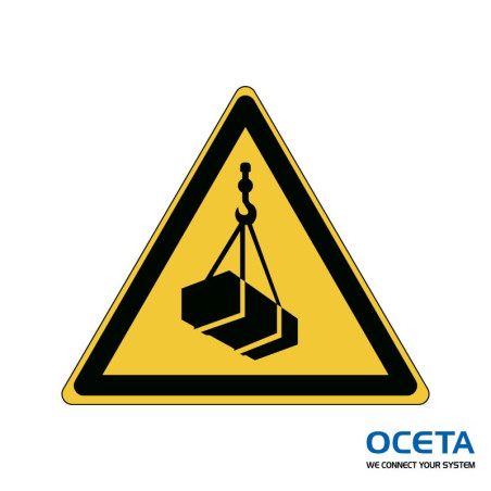 PIC W015-Tri 015-PE-SHEET/1  Danger: Charges suspendues