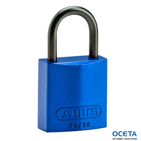 COMPACT ALU PADLOCK 25MM SHA KD BLUE/6 Cadenas en aluminium — compacts