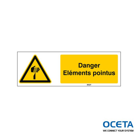 Signalisation ISO 7010 - Danger: éléments pointus