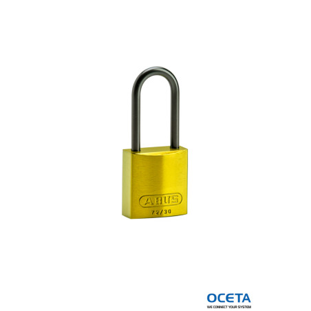 COMPACT ALU PADLOCK 50MM SHA KD YEL/6 Cadenas en aluminium — compacts