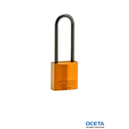 COMPACT ALU PADLOCK 75MM SHA KD ORG/6 Cadenas en aluminium — compacts