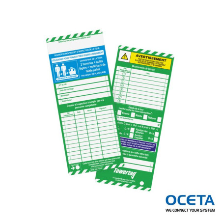 SCAF-FR-STSI-368-STD-10 Insert Towertag