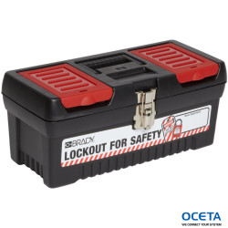 LOCKOUT FOR SAFETY TOOL BOX-MEDIUM Boîte à outils de consignation