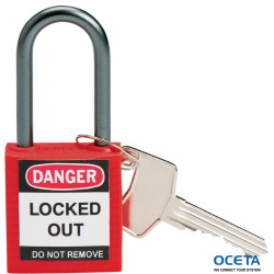 BRADY COMPACT LOCKOUT PADLOCK RED Cadenas de sécurité — compacts