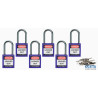 BRADY COMPACT LOCKOUT PADLOCK PURPLE Cadenas de sécurité compacts