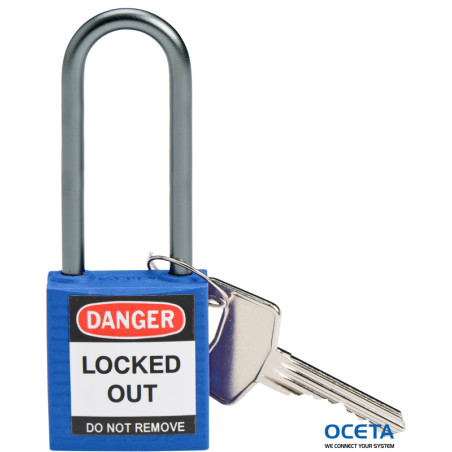 Compact safe padlock 50mm Sha KD Blue/6 Cadenas de sécurité compacts