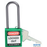 Compact safe padlock 50mm Sha KD Green/6 Cadenas de sécurité compacts