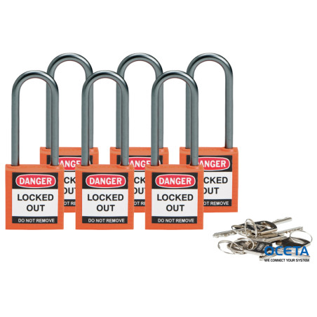 Compact safe padlock 50mm Sha KD Org/6 Cadenas de sécurité compacts