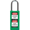 LONG BODY SFTY LOCK, 1.5" KD GREEN 6/PK Cadenas de sécurité