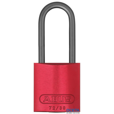 COMPACT ALU PADLOCK 50MM SHA KD RED/6 Cadenas en aluminium — compacts