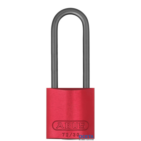 COMPACT ALU PADLOCK 75MM SHA KD RED/6 Cadenas en aluminium — compacts