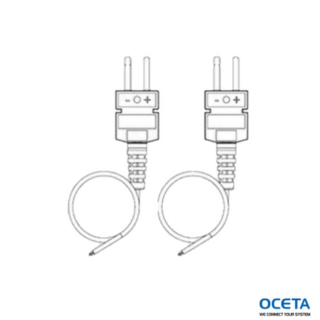 Thermocouple, ø 0,13mm (36 AWG) (x2)