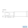 Pointe, ciseau, 4,0x10,0mm, 40 DEG, GT4