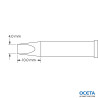 Pointe, ciseau, 4,0x10,0mm, 40 DEG, GT6