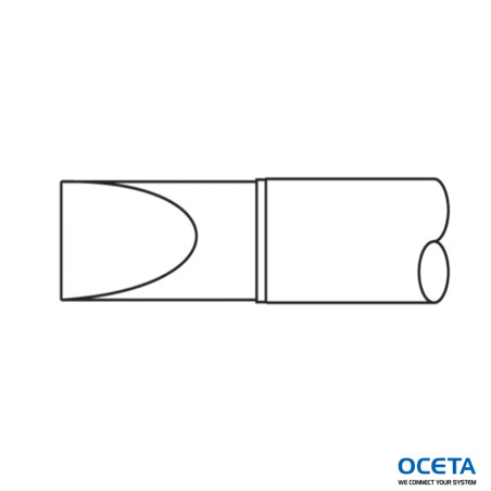 Cartouche, ciseau, 5mm (0,2 in), 30 DEG